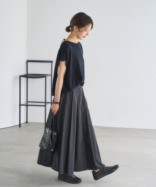 LE TALON(ルタロン)の「Lドローコードスニーカー(スニーカー・レディース・ブラック×ブラック/アイボリー・22cm/22.5cm/23cm/23.5cm/24cm/24.5cm/25cm)」の18枚目の写真