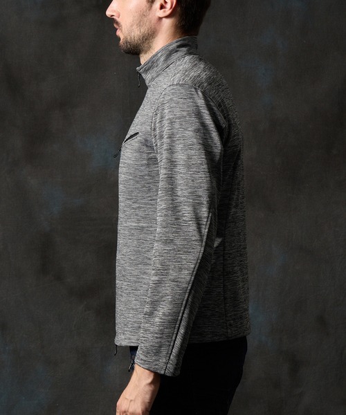 HIDEAWAYS NICOLE(ハイダウェイニコル)の「メランジダブルフェイスジップアップブルゾン(ブルゾン・メンズ・グレー/カーキ/ブルーグリーン・MEDIUM/LARGE/X-LARGE)」の16枚目の写真