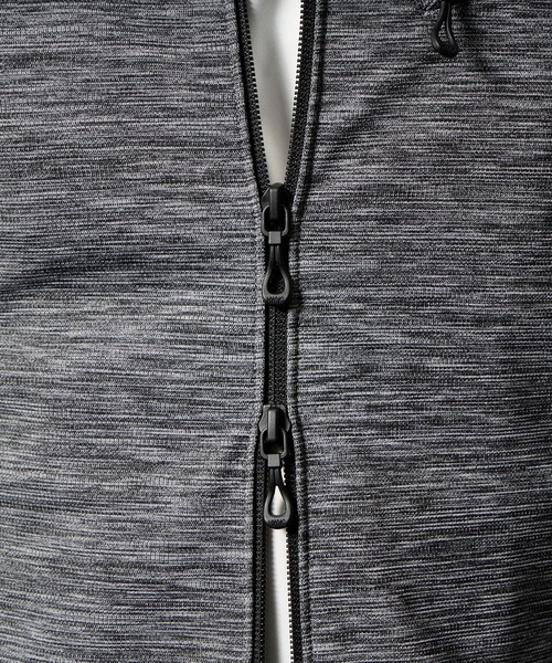 HIDEAWAYS NICOLE(ハイダウェイニコル)の「メランジダブルフェイスジップアップブルゾン(ブルゾン・メンズ・グレー/カーキ/ブルーグリーン・MEDIUM/LARGE/X-LARGE)」の11枚目の写真