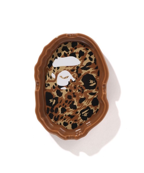 A BATHING APE(AxCVOGCv)WILD LEOPARD PATTERN APE HEAD ASHTRAY(AbVgC/C^[)