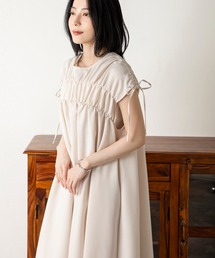 ミリオンカラッツ 刺繍ワンピース レディース オケージョン ワンピース 青 チチカカ（チチカカ）の「キカ刺繍ワンピース（ワンピース