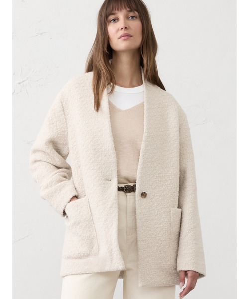 セール】BANANA REPUBLIC FACTORY STORE ニットブークレ コート