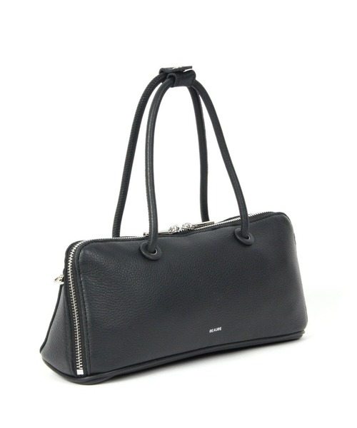 Beau're(ヴュレ)の「【BEAURE】2way カウレザー ワイドボストンバッグ ショルダー付 横長 B-25419(ボストンバッグ・レディース・ブラック/シルバー/ネイビー/ブラウン・FREE)」の9枚目の写真