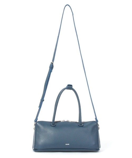 Beau're(ヴュレ)の「【BEAURE】2way カウレザー ワイドボストンバッグ ショルダー付 横長 B-25419(ボストンバッグ・レディース・ブラック/シルバー/ネイビー/ブラウン・FREE)」の17枚目の写真