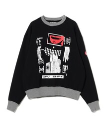 C.E（シーイー）の「【C.E / シーイー】OVERDYE EMB FRAME CREW NECK