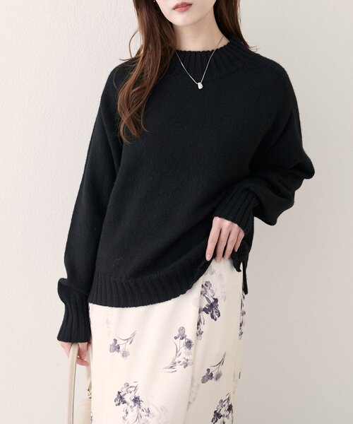 セール】ウール＆リサイクルポリショートニットプルオーバー（ニット