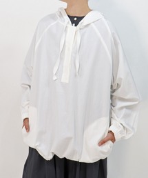 haupia（ハウピア）の「バルーンコットンパーカー【プルオーバーブラウス】（シャツ/ブラウス）」