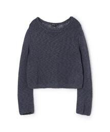 ジェームスパース JAMES PERSE ルーズステッチ クルーネックニットプルオーバー セーター 長袖 0 グレー /AT ■OS ■SH レディース JAMES PERSE - ジェームスパース ルーズステッチ クルーネック