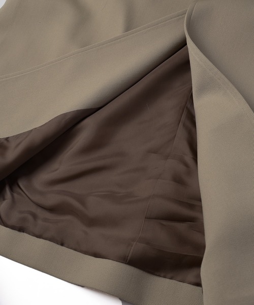 CULLNI（クルニ）の「Wool Gabardine Layerd Long Coat（ステンカラーコート・メンズ・ブラック/ベージュ・2/1/0）」の12枚目の写真