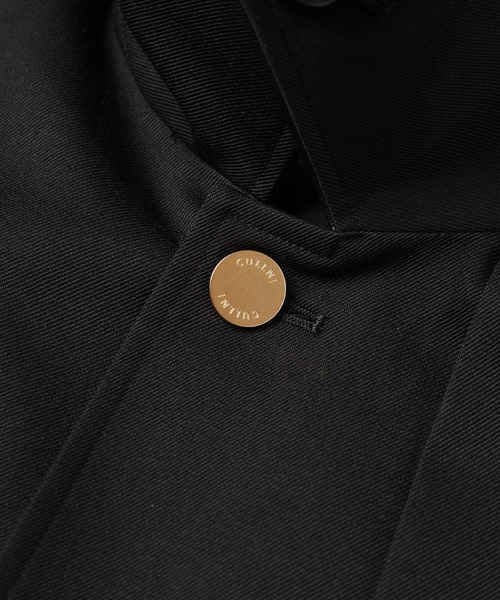 CULLNI（クルニ）の「Wool Gabardine Layerd Long Coat（ステンカラーコート・メンズ・ブラック/ベージュ・2/1/0）」の17枚目の写真
