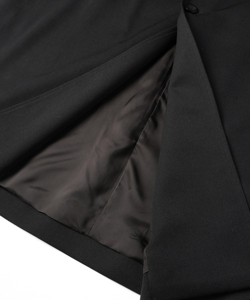 CULLNI（クルニ）の「Wool Gabardine Layerd Long Coat（ステンカラーコート・メンズ・ブラック/ベージュ・2/1/0）」の20枚目の写真