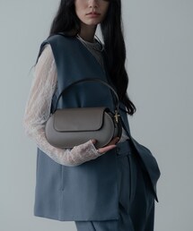 【MILLELA FIRENZE】オーバルハンドバッグ