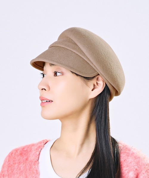 CA4LA（カシラ）の「MAY FELT6（キャスケット・レディース・ブラウン/ベージュ/ブラック・ONESIZE）」の10枚目の写真
