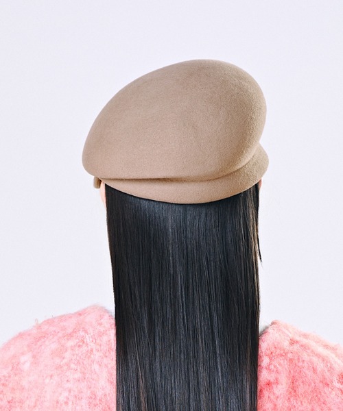 CA4LA（カシラ）の「MAY FELT6（キャスケット・レディース・ブラウン/ベージュ/ブラック・ONESIZE）」の12枚目の写真
