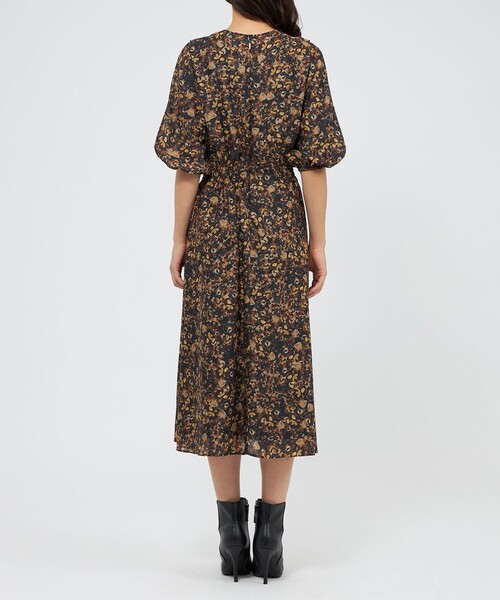 セール】スモールフラワープリント フリルワンピース（ワンピース