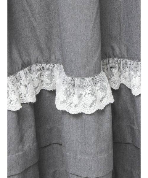 セール】タックフリルミディスカート（スカート）｜merry jenny