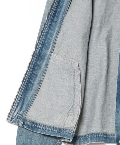 ALLSAINTS（オールセインツ）の「ROTHWELL DENIM JACKET | ROTHWELL デニム ジャケット（デニムジャケット・メンズ・インディゴブルー・M/L/XS/S）」の10枚目の写真
