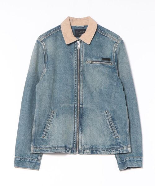 ALLSAINTS（オールセインツ）の「ROTHWELL DENIM JACKET | ROTHWELL デニム ジャケット（デニムジャケット・メンズ・インディゴブルー・M/L/XS/S）」の8枚目の写真