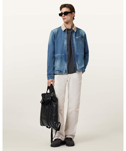 ALLSAINTS（オールセインツ）の「ROTHWELL DENIM JACKET | ROTHWELL デニム ジャケット（デニムジャケット・メンズ・インディゴブルー・M/L/XS/S）」の5枚目の写真