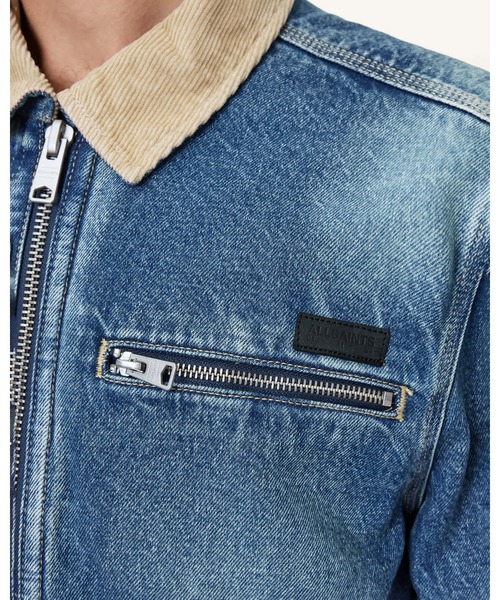 ALLSAINTS（オールセインツ）の「ROTHWELL DENIM JACKET | ROTHWELL デニム ジャケット（デニムジャケット・メンズ・インディゴブルー・M/L/XS/S）」の6枚目の写真
