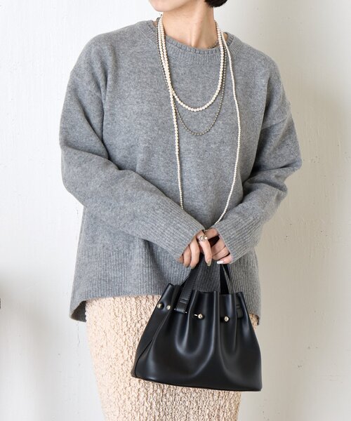 セール】バックテープラメニット（ニット/セーター）｜Jena espace