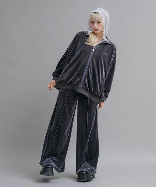 新品 ニューバランス ベロア プルオーバー パンツ セットアップ 定価20900 ユニセックス】ベロアトラックパンツ(セットアップ可)（その他パンツ