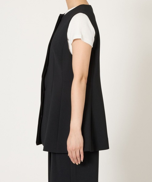 BABYLONE（バビロン）の「【多機能素材】シェイプペプラムジレ（ベスト・レディース・ブラック/グレー・フリー）」の18枚目の写真