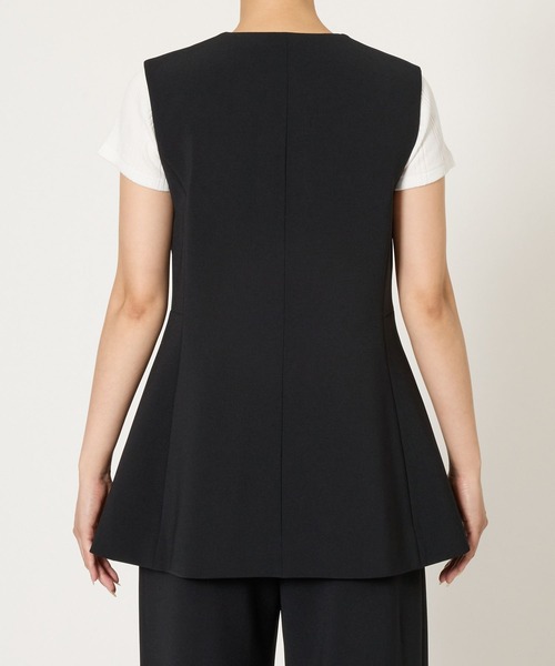 BABYLONE（バビロン）の「【多機能素材】シェイプペプラムジレ（ベスト・レディース・ブラック/グレー・フリー）」の19枚目の写真