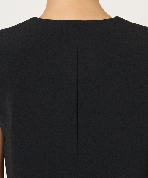 BABYLONE（バビロン）の「【多機能素材】シェイプペプラムジレ（ベスト・レディース・ブラック/グレー・フリー）」の9枚目の写真