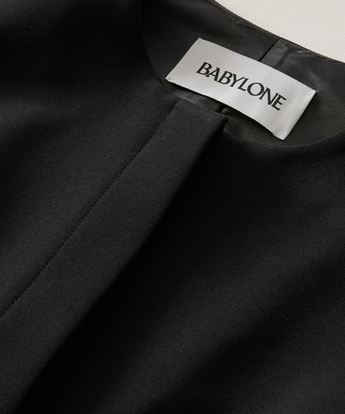 BABYLONE（バビロン）の「【多機能素材】シェイプペプラムジレ（ベスト・レディース・ブラック/グレー・フリー）」の14枚目の写真