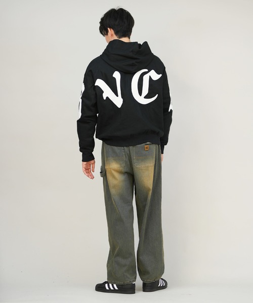 RVCA（ルーカ）の「RVCA/ルーカ WOLDWIDE BK ARCH ZIPHD JK ジャケット BF042-P75（その他アウター・メンズ・ホワイト×ブラック/ブラック×ホワイト・M/L）」の14枚目の写真