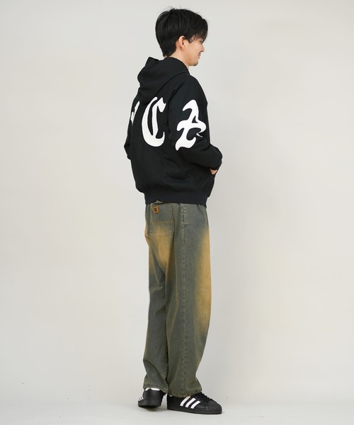 RVCA（ルーカ）の「RVCA/ルーカ WOLDWIDE BK ARCH ZIPHD JK ジャケット BF042-P75（その他アウター・メンズ・ホワイト×ブラック/ブラック×ホワイト・M/L）」の15枚目の写真