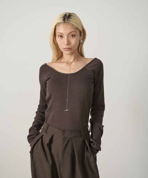 【Sui】determ; バックオープントップス Sui】determ; バックオープントップス Sui】determ; バックオープン