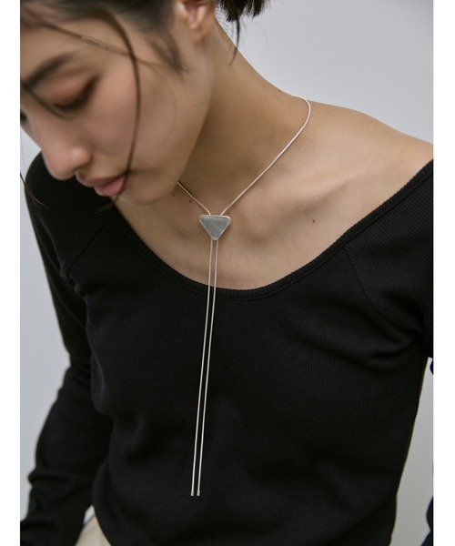 AIC.（エーアイシー）の「再入荷 パッド付バックオープンアームカバーリブトップス（Tシャツ/カットソー・レディース・ダークブラウン/オフホワイト/チャコールグレー/ブラック・FREE）」の13枚目の写真