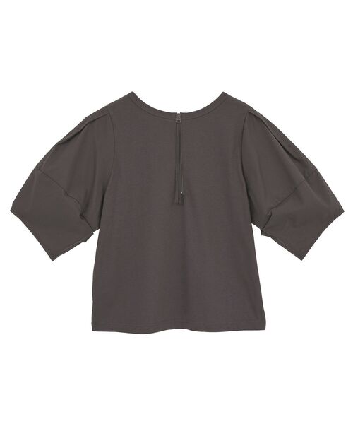 ELENCARE DUE（エレンカーレデュエ）の「・ELENCARE DUE バックZIPハイブリットT（Tシャツ/カットソー・レディース・ブラウン/ブラック/チャコールグレー/オフホワイト・FREE）」の22枚目の写真