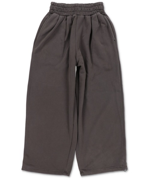 SPINNS（スピンズ）の「カラースウェットパンツ/２タック/ボリュームワイドシルエット/ユニセックス（スウェットパンツ・メンズ・ピンク/チャコール/杢グレー/アッシュグレー/ブラック・L/M/S）」の4枚目の写真