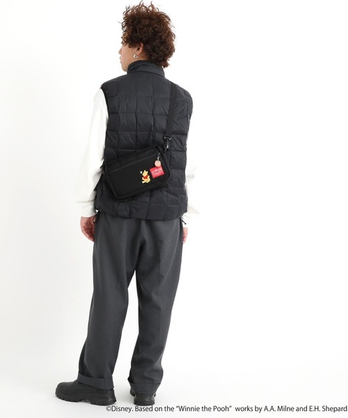Manhattan Portage(マンハッタンポーテージ)の「Manhattan Portage/マンハッタンポーテージ ショルダーバック "くまのプーさん" JOGGER (L) JPN VER 2 500D CORDURA POOH MP1404L2-500PH(ショルダーバッグ・メンズ・ブラック×レッド・FREE)」の19枚目の写真