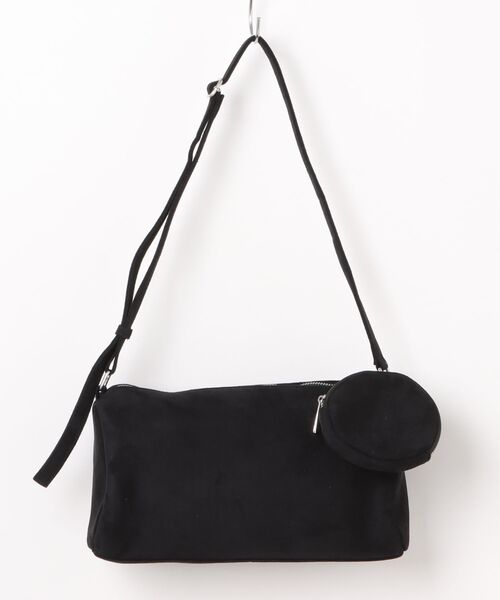 and it_（アンドイット）の「スエード横長ショルダーバッグ（ショルダーバッグ・レディース・ボルドー/キャメル/ダークブラウン/ブラック・FREE）」の2枚目の写真