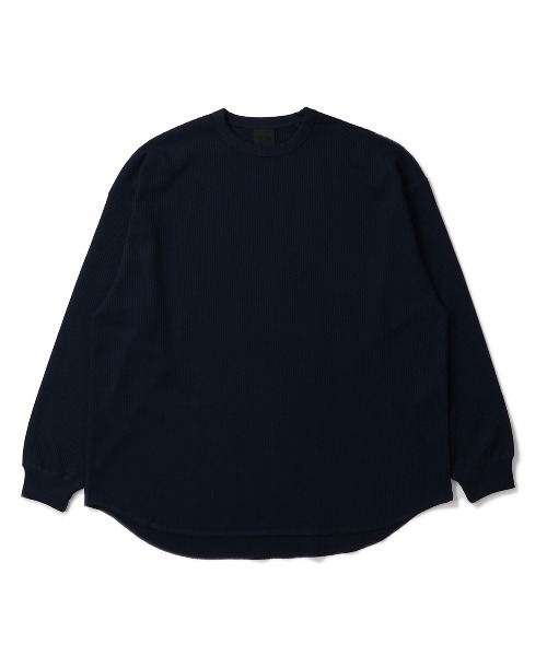 DAIWA PIER39(ダイワピア39)の「DAIWA PIER39 TECH THERMAL CREW L/S ダイワ ピア39(Tシャツ/カットソー・メンズ・ネイビー/ホワイト系その他・SMALL/MEDIUM/LARGE/X-LARGE)」の2枚目の写真