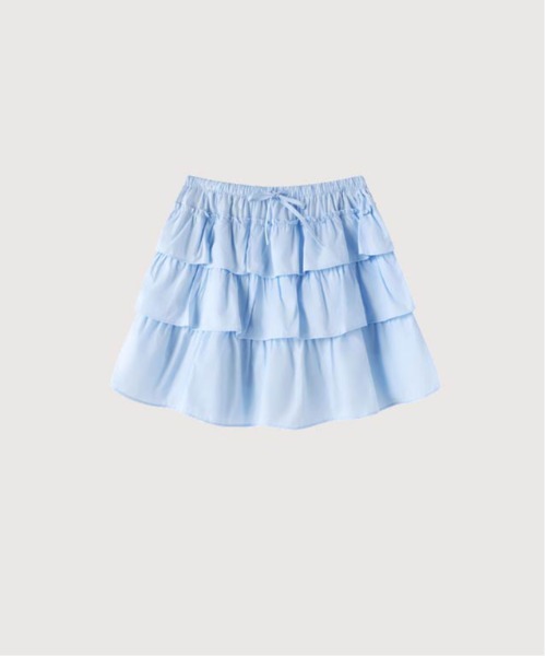 Flare Layer Baby Blue Skirt