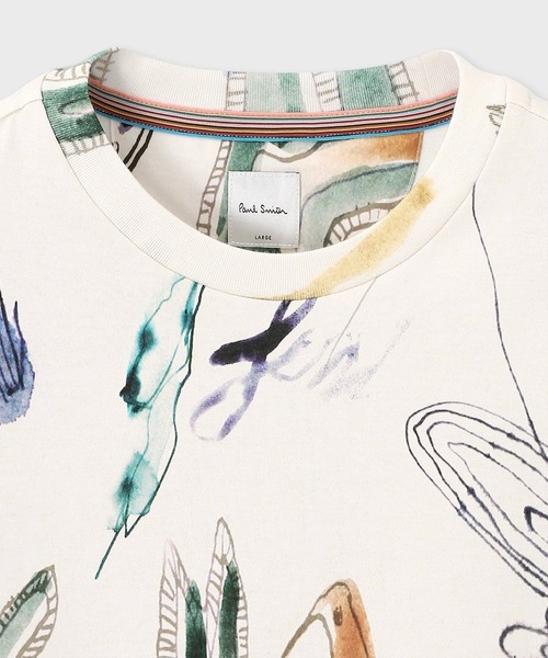 Paul Smith（ポールスミス）の「“Little Beasts” オールオーバープリント Tシャツ【253501 919T】（Tシャツ/カットソー・メンズ・ライトベージュ・MEDIUM/X-LARGE）」の2枚目の写真