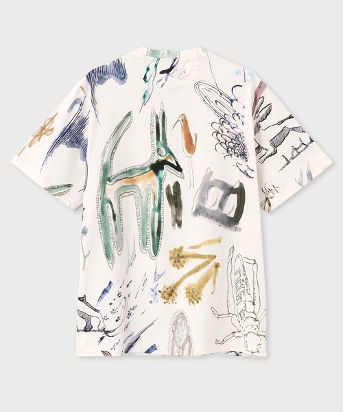 Paul Smith（ポールスミス）の「“Little Beasts” オールオーバープリント Tシャツ【253501 919T】（Tシャツ/カットソー・メンズ・ライトベージュ・MEDIUM/X-LARGE）」の3枚目の写真