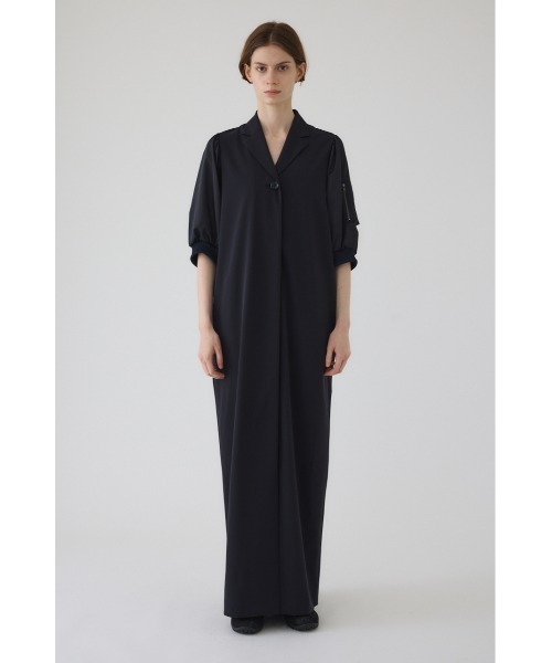 【RIM.ARK】 MA-1 sleeve H/S OP ワンピース RIM.ARK（リムアーク）の「MA-1 sleeve H/S OP エムエーワン スリーブ