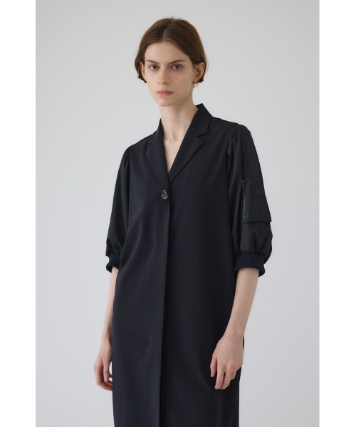 【RIM.ARK】 MA-1 sleeve H/S OP ワンピース RIM.ARK（リムアーク）の「MA-1 sleeve H/S OP エムエーワン スリーブ