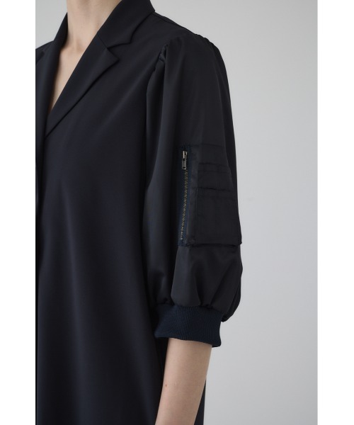 MA-1 sleeve H/S OP エムエーワン スリーブ ハーフスリーブ ワンピース  