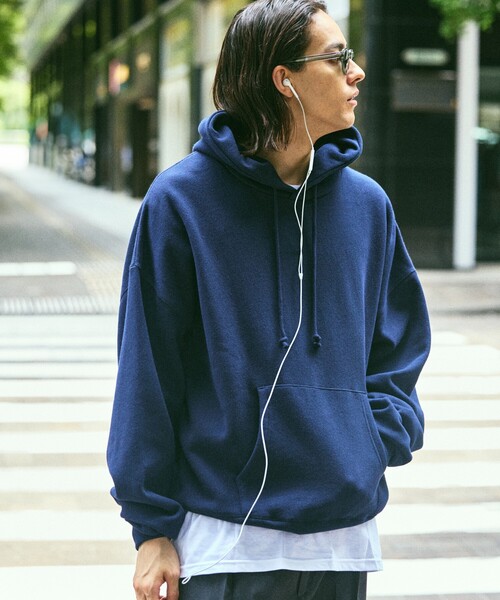 FREAK'S STORE(フリークスストア)の「限定展開 12oz Short Length ヘビーウェイト プルオーバー フーディー/パーカー/ショート丈(パーカー・メンズ・ブラック/ネイビー/アッシュグレー/スミクロ/杢グレー・SMALL/MEDIUM/LARGE)」の5枚目の写真