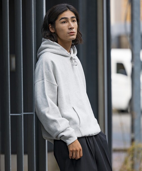 FREAK'S STORE(フリークスストア)の「限定展開 12oz Short Length ヘビーウェイト プルオーバー フーディー/パーカー/ショート丈(パーカー・メンズ・ブラック/ネイビー/アッシュグレー/スミクロ/杢グレー・SMALL/MEDIUM/LARGE)」の16枚目の写真