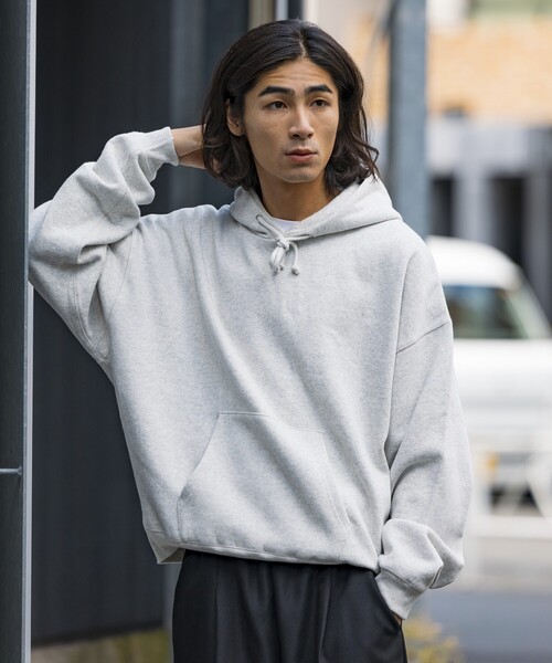 FREAK'S STORE(フリークスストア)の「限定展開 12oz Short Length ヘビーウェイト プルオーバー フーディー/パーカー/ショート丈(パーカー・メンズ・ブラック/ネイビー/アッシュグレー/スミクロ/杢グレー・SMALL/MEDIUM/LARGE)」の18枚目の写真