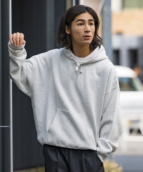FREAK'S STORE(フリークスストア)の「限定展開 12oz Short Length ヘビーウェイト プルオーバー フーディー/パーカー/ショート丈(パーカー・メンズ・ブラック/ネイビー/アッシュグレー/スミクロ/杢グレー・SMALL/MEDIUM/LARGE)」の19枚目の写真