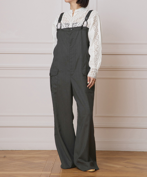 IENA LA BOUCLE（イエナラブークル）の「IENA LA BOUCLE マニーレースブラウス（シャツ/ブラウス・レディース・ブラウン/ホワイト・FREE）」の12枚目の写真